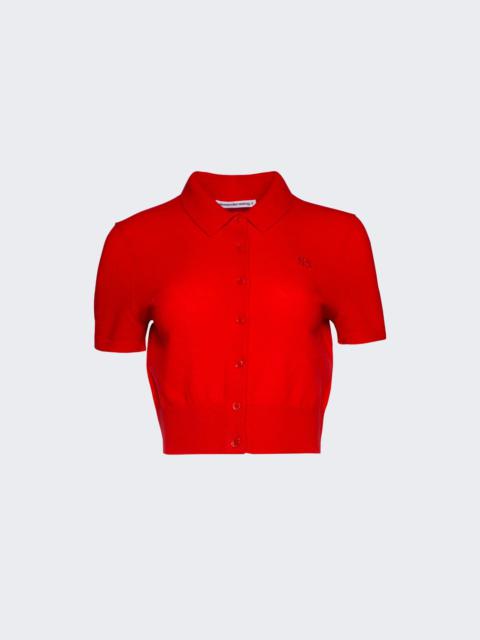alexanderwang.t Classic Polo Shirt Fiery Red