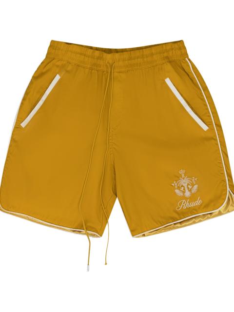 Rhude Track Shorts "Mustard" PF22SH10373121