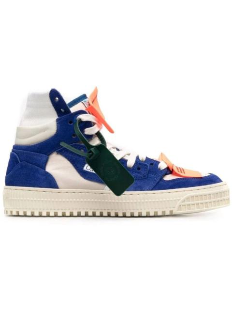 Off-White OFF-WHITE 3.0 Off Court High-Top Sneakers White Blue Suede (Women's)