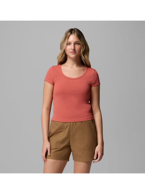 Columbia Women's Pinetown Canyon Rib Short Sleeve T-Shirt