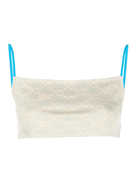 Off-White OFF-WHITE Women's Monogram Tube Top Light Green/Sand/Blue