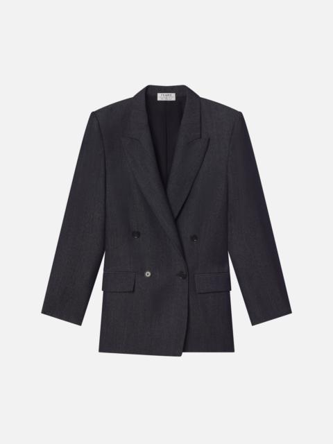 FRAME The Atelier Unison Blazer in Denim