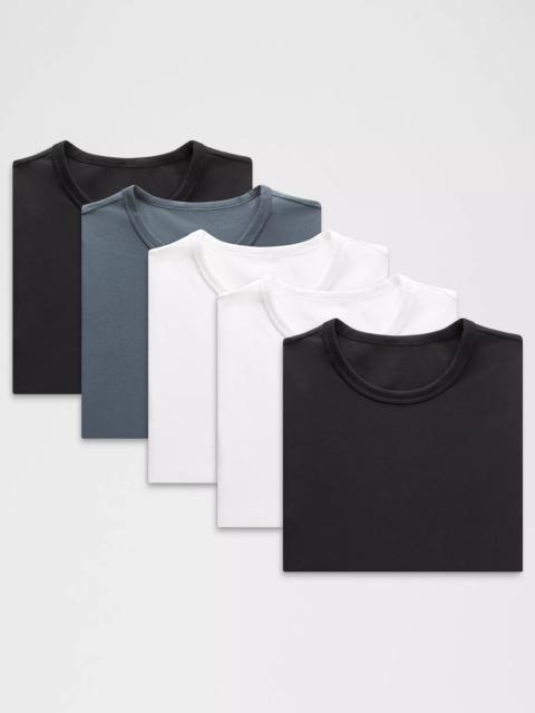 lululemon Organic Cotton Classic-Fit T-Shirt *5 Pack