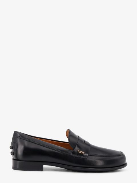 Tod's Leather Loafers With Gommini Detail On The Back