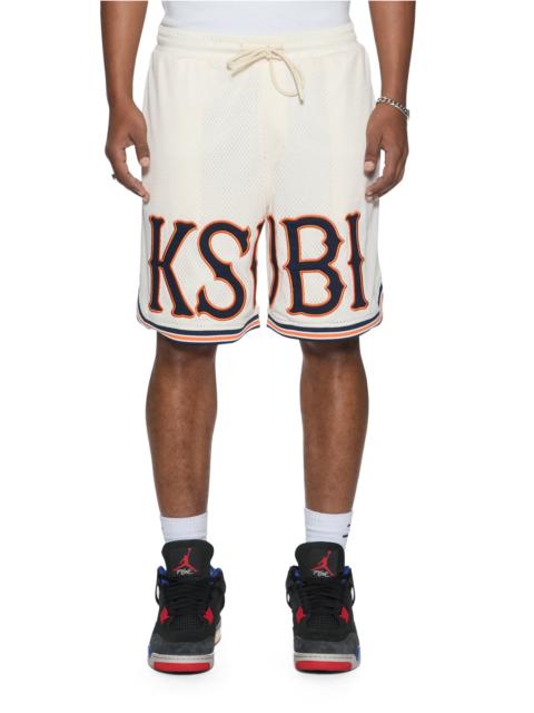 Ksubi BOLTER MESH LIFE SHORT ECRU