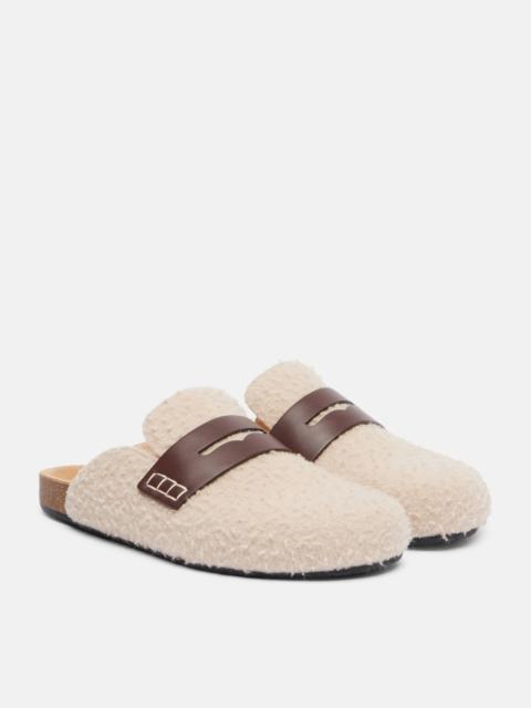 JW Anderson Felt mules