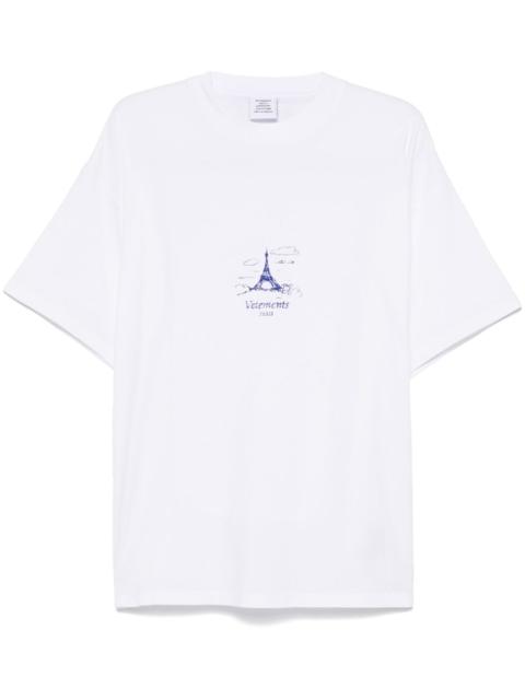 VETEMENTS Eiffel Tower T-shirt