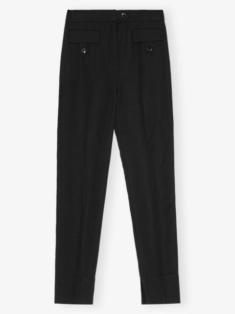 GANNI BLACK SUITING PANTS