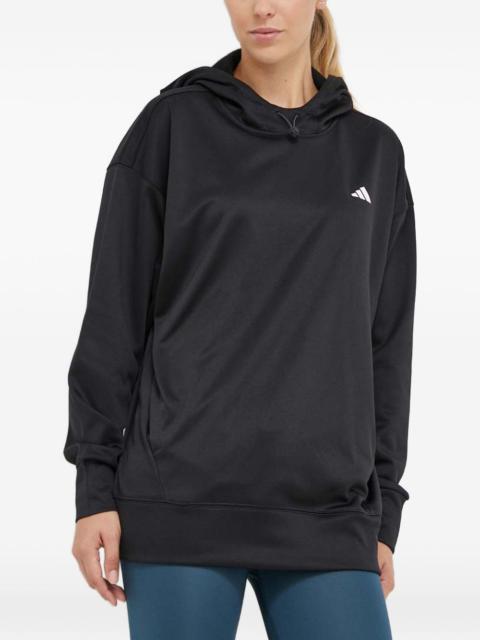 adidas logo-detail hoodie