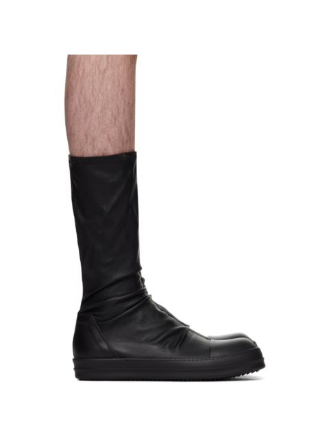 Rick Owens Black Sock Sneakers