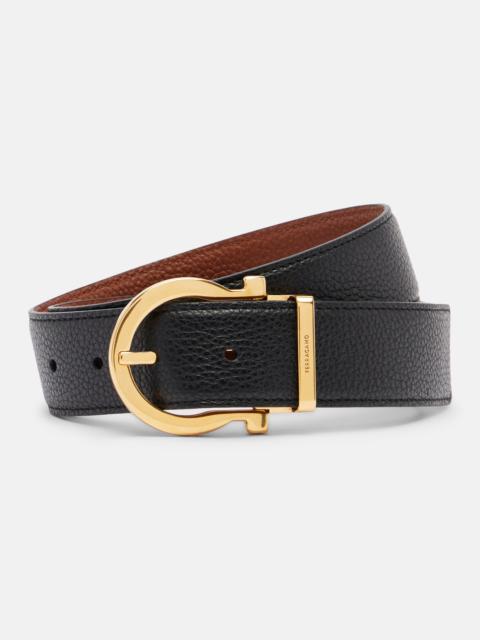 FERRAGAMO Gancini reversible leather belt
