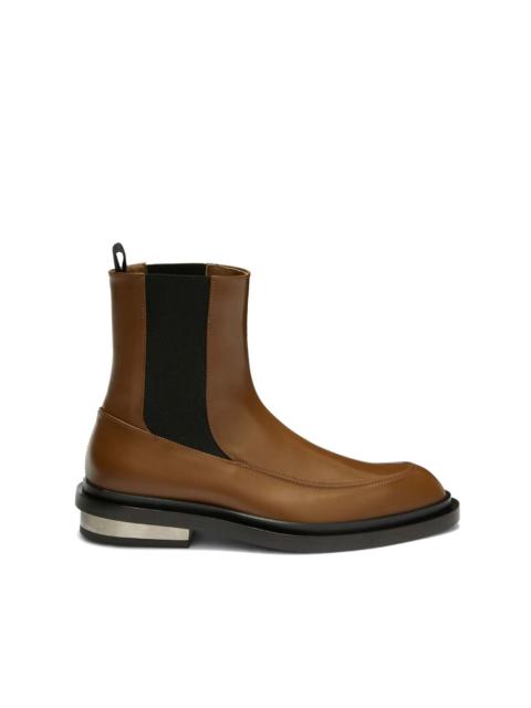 Jil Sander leather ankle boots