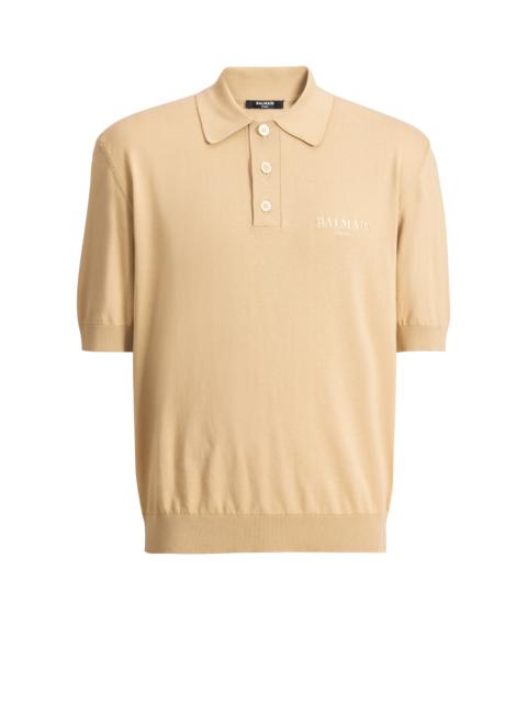 Balmain Embroidered Balmain Vintage polo