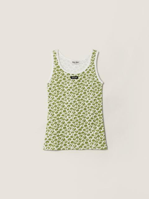 Miu Miu Cotton tank top
