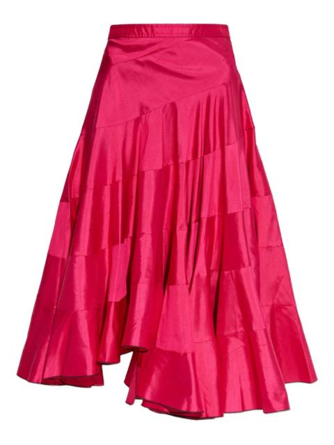TORY BURCH silk midi skirt