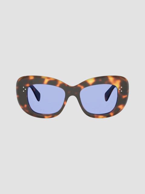 CELINE Women's Diane 53MM Cat-Eye Sunglasses - Brown Blue