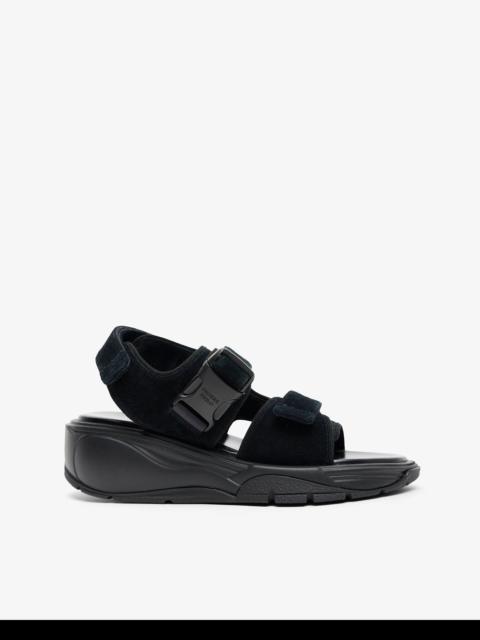 PHOEBE PHILO Pace runner black flat sandals