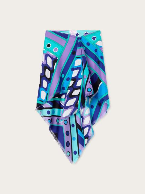 PUCCI VIVARA PRINT SILK SKIRT
