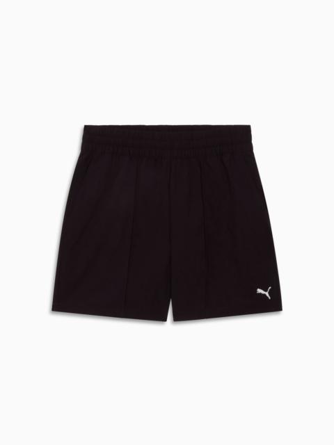 PUMA ESS Woven Pin Tuck Short Women