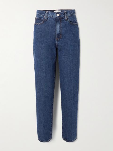 FRAME The Neat High-rise Straight-leg Jeans