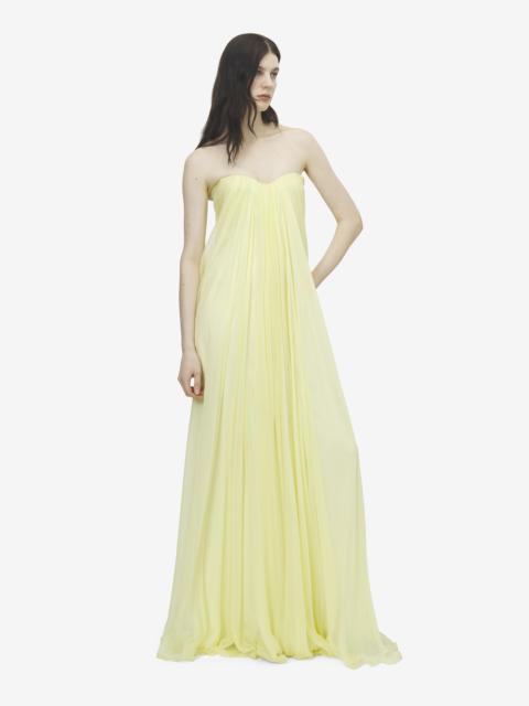 Alexander McQueen Bustier Evening Dress