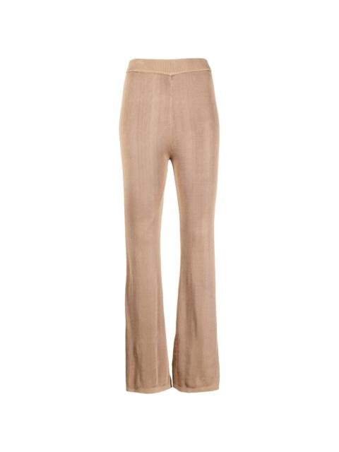 STAUD stretch flared trousers