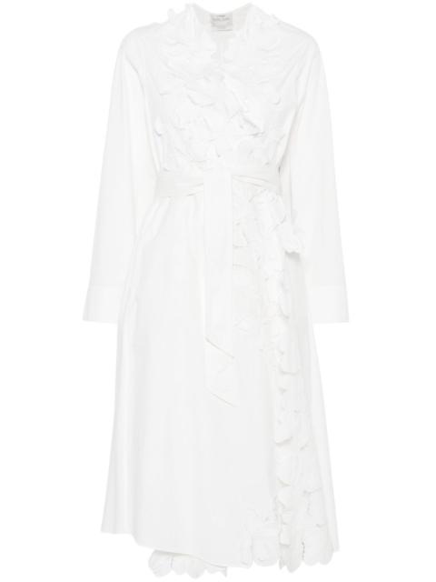 forte_forte embroidered midi dress