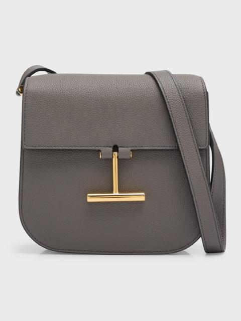 TOM FORD Tara Mini Crossbody in Grained Leather with Leather Strap