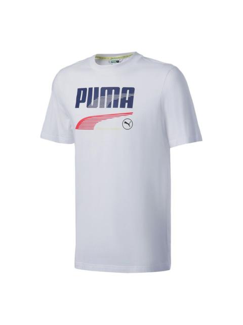 PUMA PUMA Team Graphic Tee 'White' 532704-02