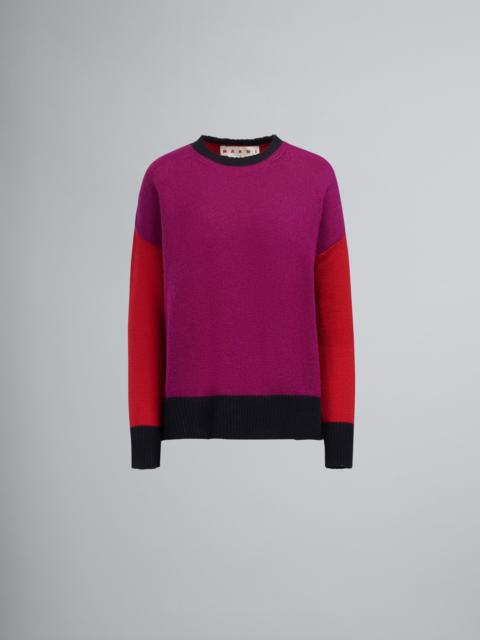 Marni PINK CASHMERE CREWNECK SWEATER