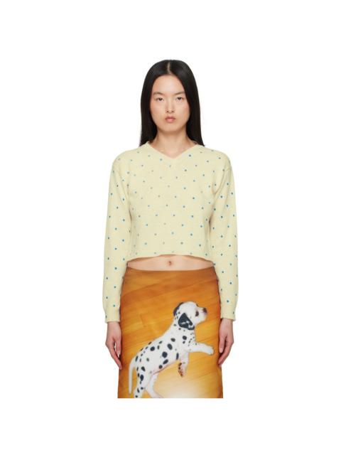 ASHLEY WILLIAMS Off-White Molly Knit Sweater