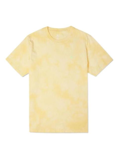 Converse Marble Crew Neck Short Sleeve T-Shirt 'Gold Dart' 10021490-A04