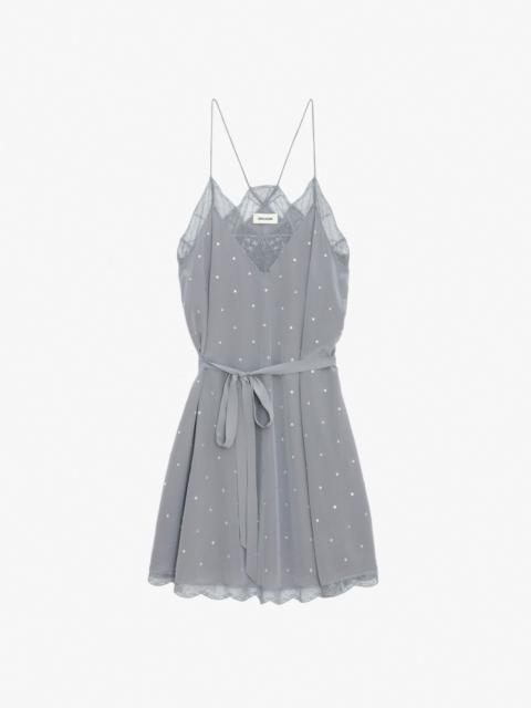Zadig & Voltaire Ristyz Diamante Silk Dress
