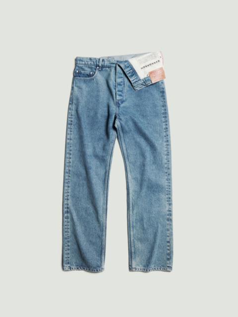 Classic Asymmetric Waist Jeans