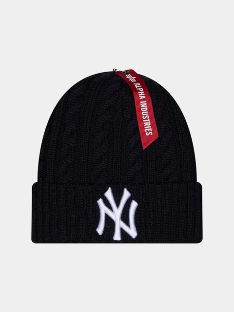 Nike NEW YORK YANKEES X ALPHA X NEW ERA CABLE KNIT BEANIE
