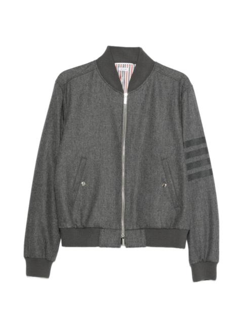 Thom Browne stripe-detail bomber jacket