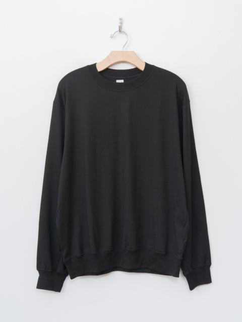 blurhms Silk Cotton L/S Pullover - Black