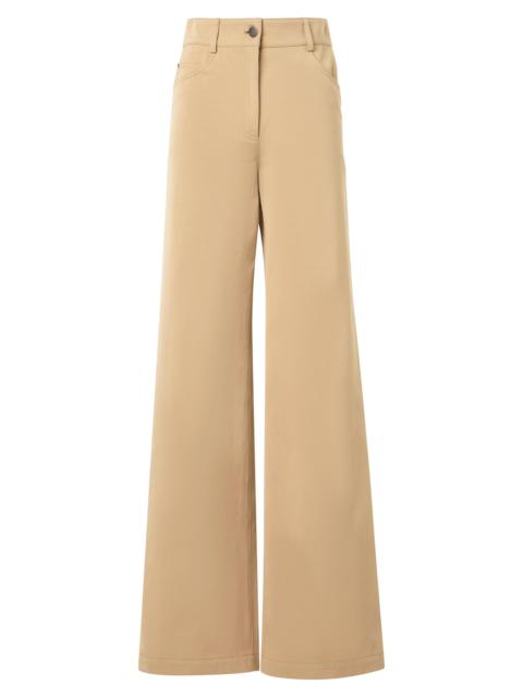 AKRIS Women's Cooper Stretch Wide-Leg Jeans - Beige