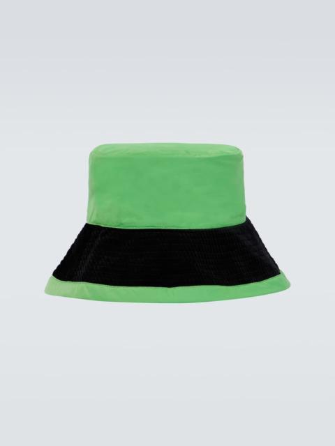 BODE Waled cotton-blend bucket hat
