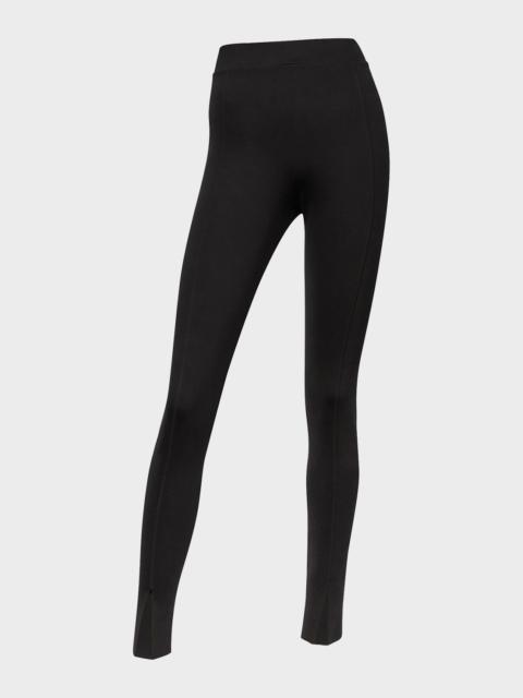 Wolford Midnight Grace Front-Slit Jersey Leggings