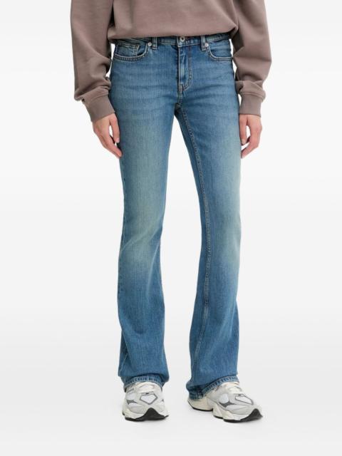 HUGO logo-plaque flare jeans