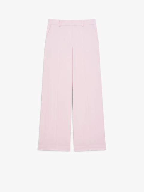 WEEKEND Max Mara VISIVO Wool canvas palazzo trousers
