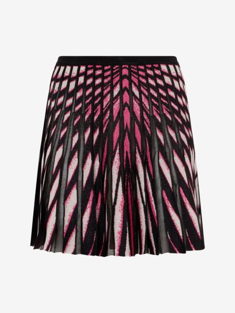 Roberto Cavalli Ray Of Paradise Print Mini Skirt