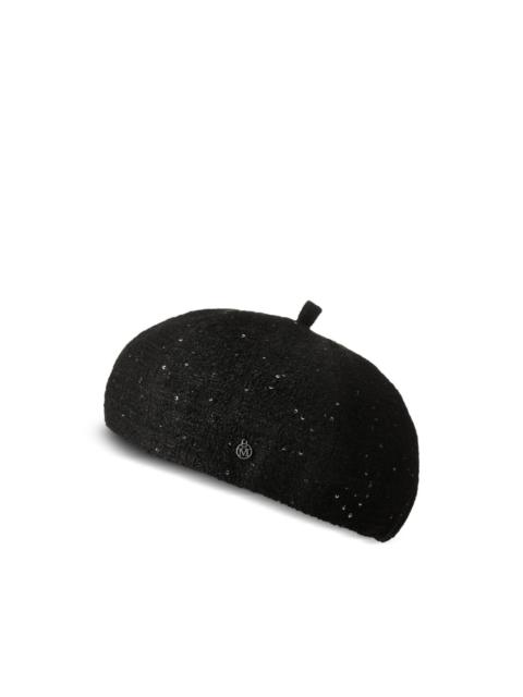 MAISON MICHEL sequin-embellished hat