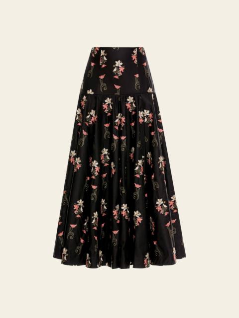 Agua by Agua Bendita Nacar Noche Maxi Skirt