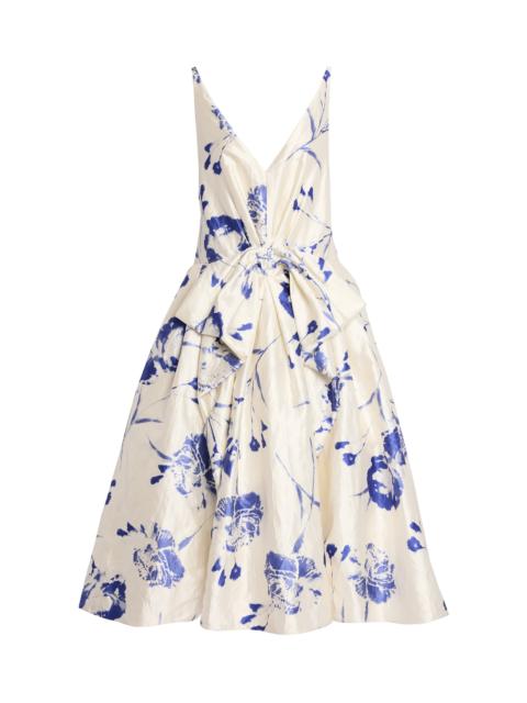 Erdem Bow-Detailed Midi Dress white