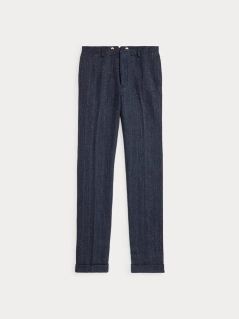 RRL by Ralph Lauren Slim Fit Linen-Blend Herringbone Trouser