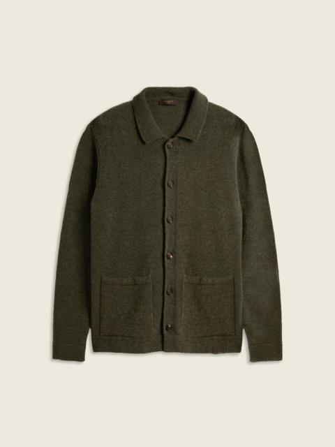 SLOWEAR Geelong wool bouclé overshirt
