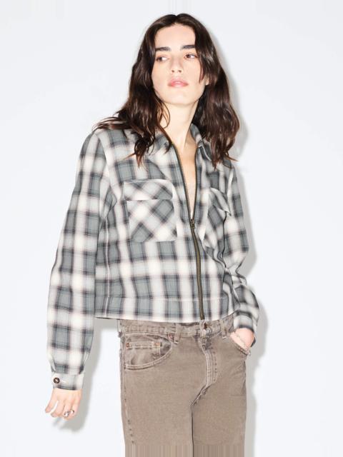 RE/DONE Viv Jacket - Dark Sage Plaid