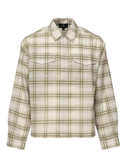 REPRESENT checked pocket shirt